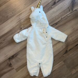 Pottery Barn Unicorn Costume (size 0-6m)